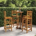 thumbnail image 1 of Charmma 5 Piece Patio Bar Set Solid Wood Acacia, 1 of 8