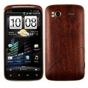 Skinomi Dark Wood Skin + Screen Protector for HTC Sensation 4G