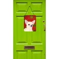 thumbnail image 2 of Carolines Treasures SS4679DS1216 Chihuahua Red and Green Snowflakes Holiday Christmas Wall or Door Hanging Prints, 2 of 2
