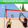 thumbnail image 5 of GoSports 20 ft Freestanding Volleyball Training Net for Indoor our Outdoor Use - Instant Setup and Height Adjustable, 5 of 7