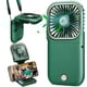 thumbnail image 1 of RV Ventilador USB Mini ventilador colgante silencioso, recargable por USB con 3 velocidades, ventilador plegable y portátil para el hogar, la oficina y los viajes (verde) oso de fresa Electrónica, 1 of 5