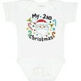 thumbnail image 3 of Inktastic My Second Christmas Santa with Candy Canes Boys or Girls Baby Bodysuit, 3 of 5