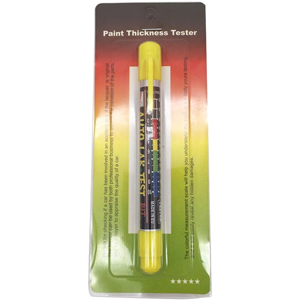 Medidor de espesor de revestimiento, comprobador de pintura, detector de daños en la carrocería, prueba de choque a prueba de agua (probador de revestimiento), azul