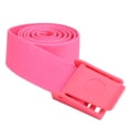 thumbnail image 4 of Cinturón de nailon resistente para buceo de 150 cm con hebilla de plástico, color rosa, 4 of 15