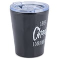thumbnail image 2 of Mary Square Black Stemless Coffee Tumbler with Lid - Chief Chaos Coordinator, 2 of 5