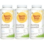 Burt's Bees Baby Dusting Powder, 100% Natural Origin, Talc-Free, Pediatrician Tested, 7.5 Ounces, Pack of 3