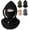 Black, variant on 3 in 1 Winter Hood, 3 in 1 Hoodie Hat with Face Mask, Fleece Winter Hood for Men Skiing Cycling