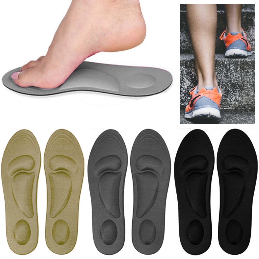 2 Pair Women Cushion Shoe Insole Massaging Orthotic Comfort Foot