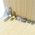 thumbnail image 3 of Pack de 20 cantoneras, escuadras para muebles, conectores angures, fabricados en metal 70 x 70 x 18 mm Zulema Código de ángulo, 3 of 8