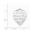 thumbnail image 2 of Sterling Silver Believe In Love 20mm Heart Locket, 2 of 2