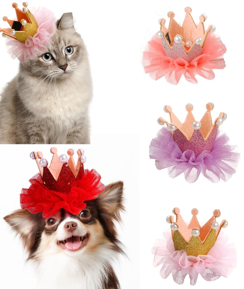 Walbest Cat Bandana for Cats, Princess Cat Costumes for Cats, Cute Lace