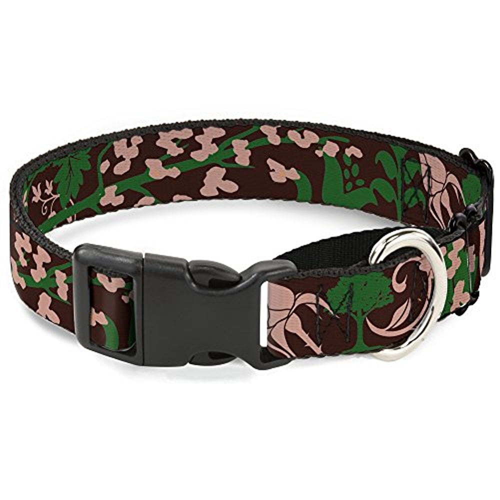 Buckle-Down Earthy Brown Green Martingale Dog Collar