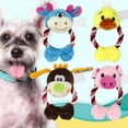 thumbnail image 2 of Stuffed Animal With Cotton Rope For Dog Interactive Pet Chew Toy For Teeth Cleaning, 2 of 6
