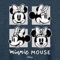 thumbnail image 3 of Disney - Mickey & Friends - Minnie Mouse - Black & White Photo Grid - Women's Lightweight French Terry Long Sleeve Shirt, 3 of 5