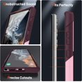 thumbnail image 6 of Designed for Samsung Galaxy S23 Ultra Case 2 in 1 Gift Militay Grade Drop Protective Rugged Heavy Duty Cover Shockproof Case for Galaxy S23 Ultra Phone Case for women men boy girl (Pink+Rose Red), 6 of 17