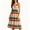 Pink, variant on Erwazi Summer Dresses for Women Floral Print Sleeveless V Neck Button A-Line Midi Dress Trendy Casual Style Outdoor Wear Dresses