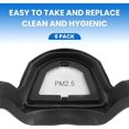 thumbnail image 4 of 6 Pack Anti-Fog Dustproof Protective Masks with 60 Replaceable Filters for Weeding, Work, Cycling, Supermarket, Public Spaces, 4 of 4