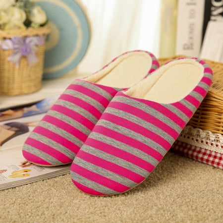 

Azhf Free Shipping Women Men Home Warming Soft Slippers Winter Slippers Shoes