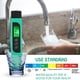 thumbnail image 4 of Probador de calidad del agua, preciso y confiable, medidor TDS, medidor EC y medidor de temperatura 3 en 1, 0-9990 ppm, medidor de prueba de agua ideal para agua potable, acuarios (verde), 4 of 5