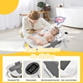 thumbnail image 5 of LAZIOEGR Baby Bathtub Collapsible Bathtub for Newborn, Portable Bathtub, Gray, 5 of 8