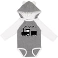 thumbnail image 3 of Inktastic Valentines Day Heart Choo Choo Train Boys Long Sleeve Baby Bodysuit, 3 of 5
