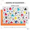 thumbnail image 6 of Yayeee Doormat for Indoor Entrance 32" x 20" Non Slippery Floor Rug, Colorful Triangles, 6 of 8
