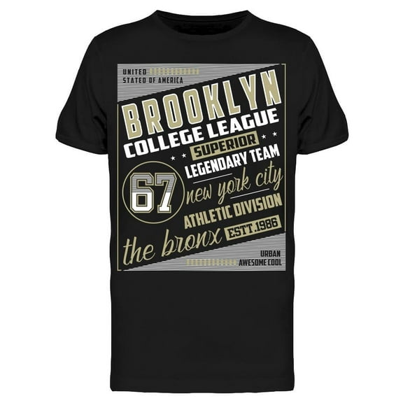 Brooklyn College League 67 T-Shirt Men -Image by Shutterstock, Male Medium
