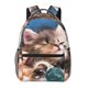 thumbnail image 1 of Fotbe Playful Cat Mochila Casual con Estampado para Escuela, Viajes y Actividades al Aire Libre - Duradera, Ligera y Cómoda, 1 of 5