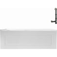 thumbnail image 5 of Streamline GA-308-18-CH 60 in. x 32 in. Acrylic Left-Hand Drain Alcove Bathtub in Glossy White With External Drain in Polished Chrome, 5 of 7