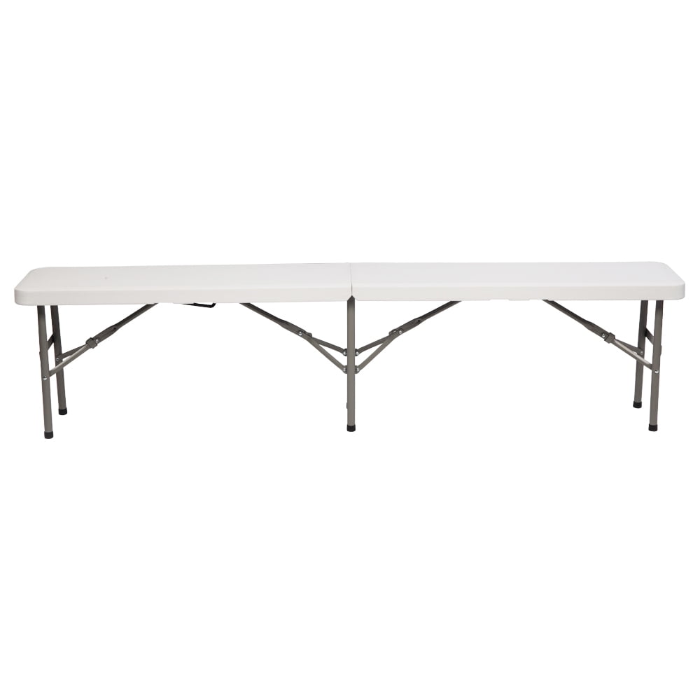 Portable Folding Picnic Bench, 6FT AntiSlip Foldable Bench, Plastic