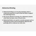 thumbnail image 2 of Supportive Durable 12" 4 Panel Abdominal Binder Fits 72" to 96" - Compare to Medichoice Abdominal Binders 1/EACH, 2 of 2