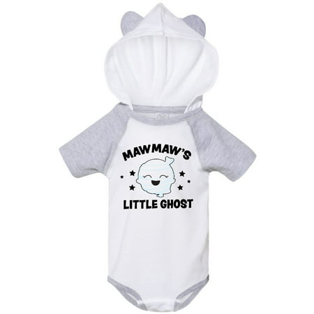 

Inktastic Cute Mawmaw s Little Ghost with Stars Gift Baby Girl Bodysuit