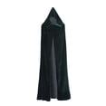 thumbnail image 3 of Guardurnaity Capa con capucha para mujer, mantente cálido y a la moda, capa medieval, capa, vestido, capa Disfraces de disfraces púrpura 150cm, 3 of 6
