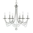 thumbnail image 5 of Mirabella 6 Light Chandelier in Pewter, 5 of 5