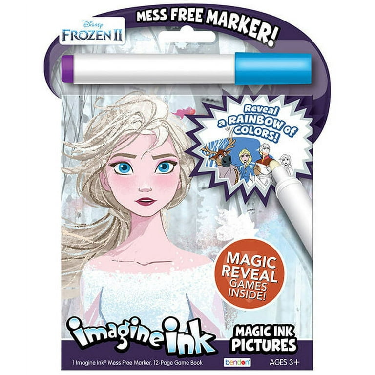 Imagine Ink Coloring Book Assorted Set for Girls (Bundle Includes 6 Different No Mess Coloring Books with Bonus Stickers)