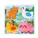 thumbnail image 1 of Rompecabezas de madera con animales de granja para niños de 2 a 3 años, 1 of 6