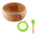 thumbnail image 1 of DEBGFS Dinnerware Sets Clearance Kitchen Organizers and Storage Baby toddler Round Bowl Plate Silicone Suction Feeding Bowl Suction Spoon Set Green,green, 1 of 3