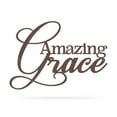thumbnail image 5 of RealSteel: Amazing Grace Wall Art – Inspirational Metal Décor for Home or Garden (14"/Gold), 5 of 7