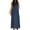 Navy Blue, variant on Bellella Ladies Denim Tank Dress Sleeveless Summer Beach Sundress Jean Long Maxi Dresses Kaftan Crew Neck Women Blue L