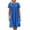Blue, variant on Summer Dresses for Women Sawvnm Women's Cotton And Linen Dress Long Sleeveless Solid Color Dress With Pocket Skirt Mother's Day Gift for Women Girls
