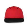 thumbnail image 2 of Outdoor Cap PTM-850 Mid Crown, Structured Premium Protech Mesh Cap-Red/Black-Adult, 2 of 8