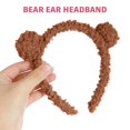 thumbnail image 6 of ManxiVoo Adjustable Animal Ears Headband With Soft Padding For Makeup And Hair Styling Perfect For Daily Use By Women And Teens Brown, 6 of 6