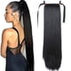 thumbnail image 1 of Cabello largo y liso Peluca de alta temperatura Extensión de cabello de cola de caballo Mujeres Cabello largo Unión Cola de caballo Trenza Peluca Pieza, Negro, 1 of 2