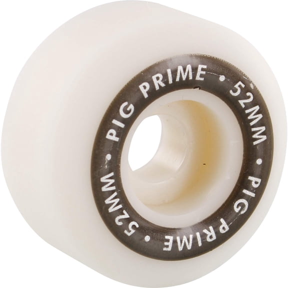 Pig Prime Skateboard Wheels 101a 52mm White