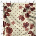 thumbnail image 2 of Soimoi Cotton Cambric Brown Fabric By the Yard - 42 Inch Wide -Florals Print Fabric - Elegant and Timeless Patterns for Fashion and Home Decor Printed Fabric, 2 of 6