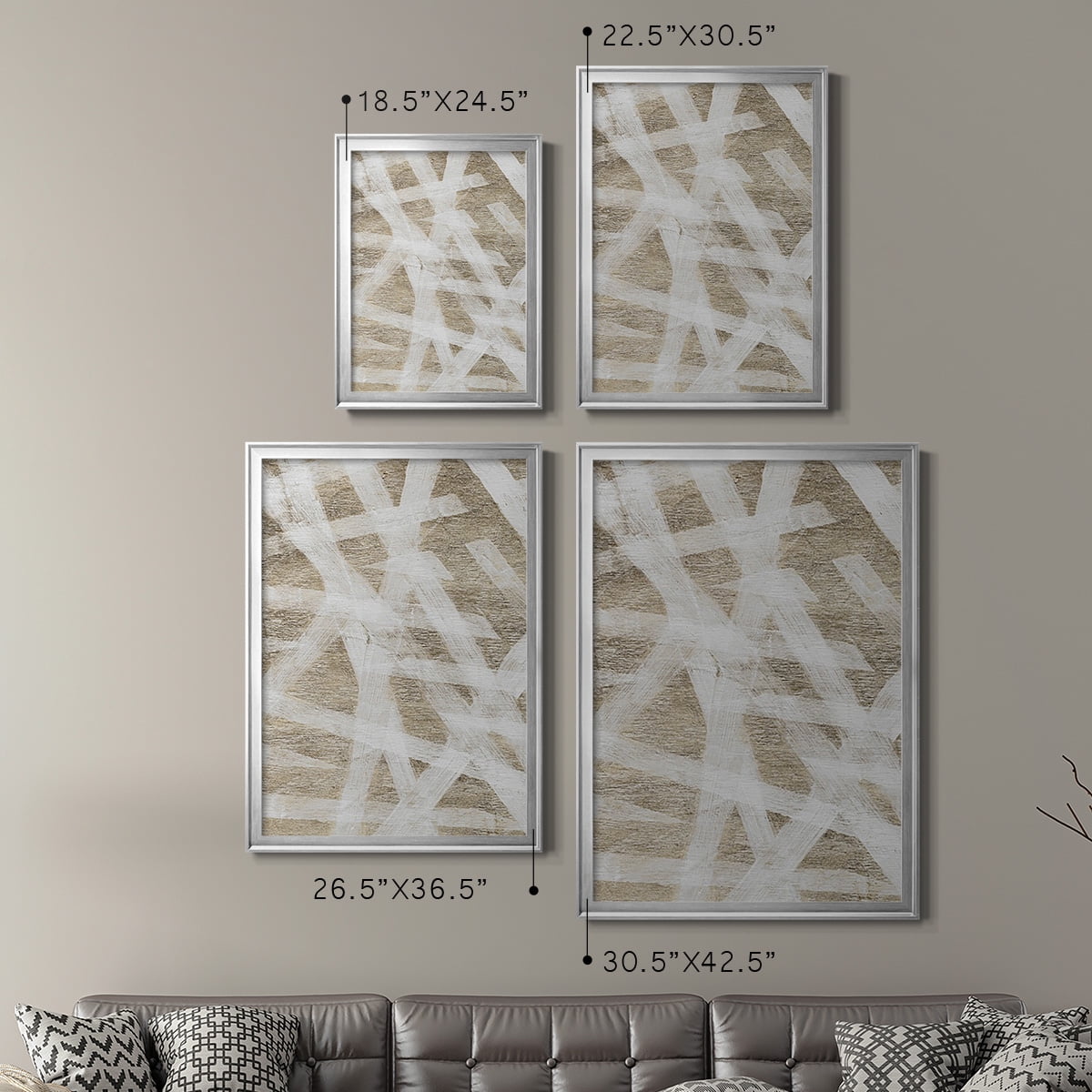 Splinters Premium Framed Print, in Gold, Black, or Silver - Ready to Hang