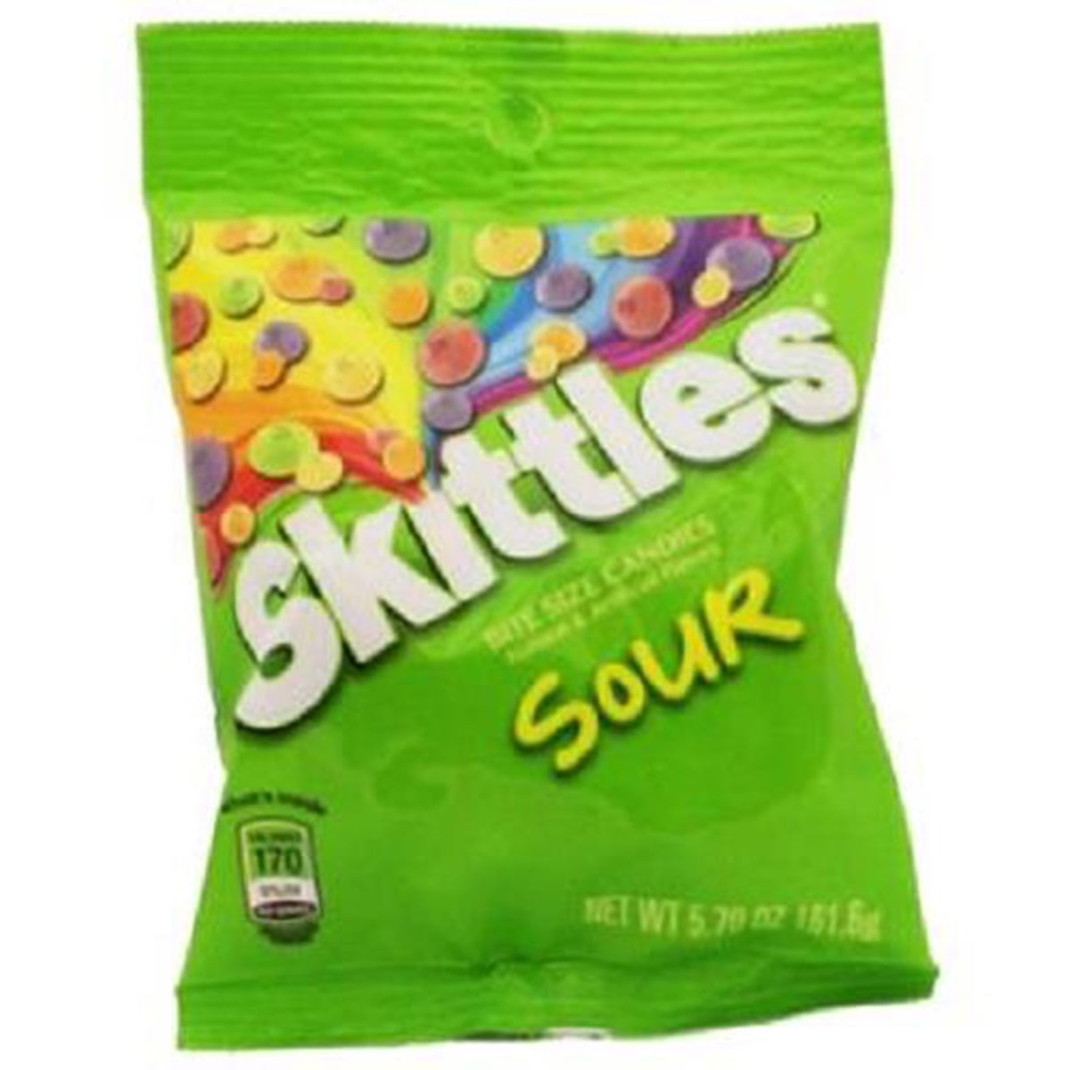 Skittles Candy, Sours, 5.7 Ounce (Pack of 12)