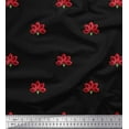 thumbnail image 1 of Soimoi polyester Crepe Fabric Artistic Floral Printed Craft Fabric by the Yard 42 Inch Wide, 1 of 3
