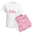thumbnail image 6 of CafePress - Dressed Up Bride Women's Light Pajamas - Women's Short Sleeve Print T-Shirt and Pants Light Cotton Pajama Set, 6 of 7