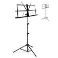 thumbnail image 4 of Support de Musique Pliable Noir Gain de Place Hauteur Réglable Support de Musique stable pour performance[qb], 4 of 5